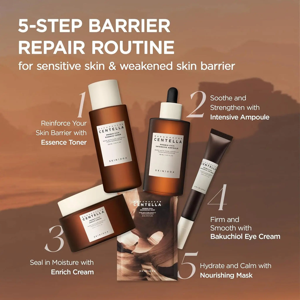 SKIN1004 Probio Cica Intensive Ampoule, Centella Serum for Face with Ceramide, Facial Serum for Nourishing & Soothing
