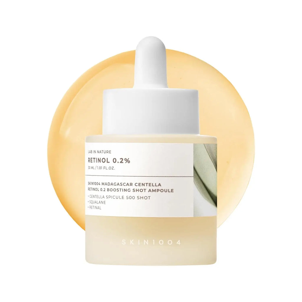 SKIN1004 Retinol 0.2% Boosting Shot Ampoule, Face Serum for Skin Elasticity, Facial Spicule Serum with Retinol & Retinal