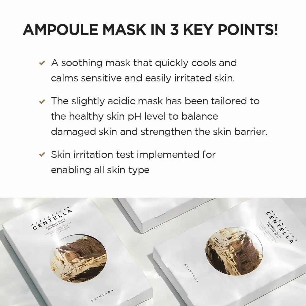 SKIN1004 , 5ea, Korean Face Mask with Hydrating Face Mask