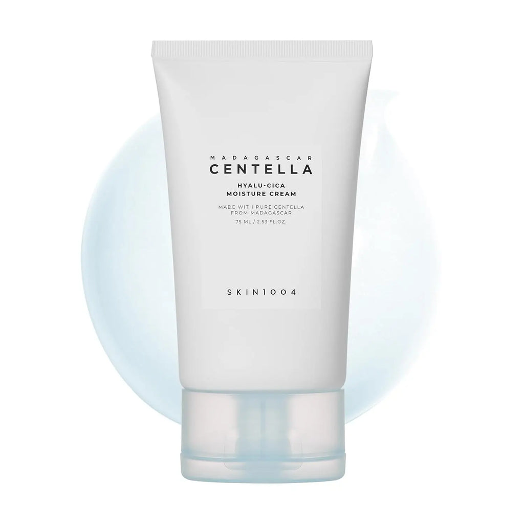 SKIN1004 Hyalu-Cica Moisture Cream, Face Moisturizer with Hyaluronic Acid, Centella Cream for Deep Hydration 2.53 Fl oz / 75ml