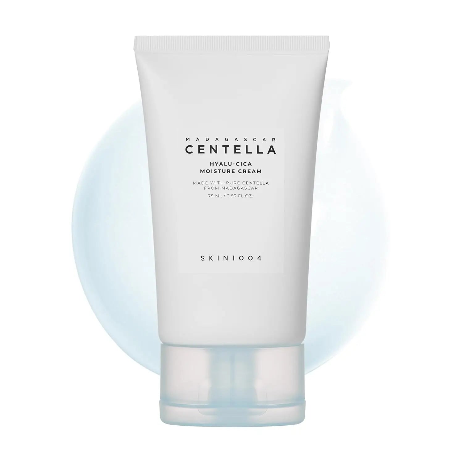 SKIN1004 Hyalu-Cica Moisture Cream, Face Moisturizer with Hyaluronic Acid, Centella Cream for Deep Hydration 2.53 Fl oz / 75ml