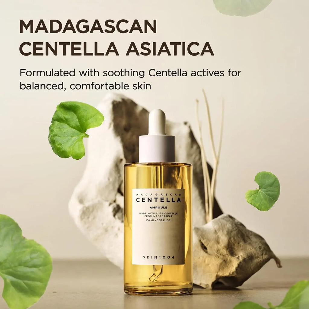 SKIN1004 Madagascar Centella Ampoule, Korean Face Serum  for Hydrating & Moisturizing Care